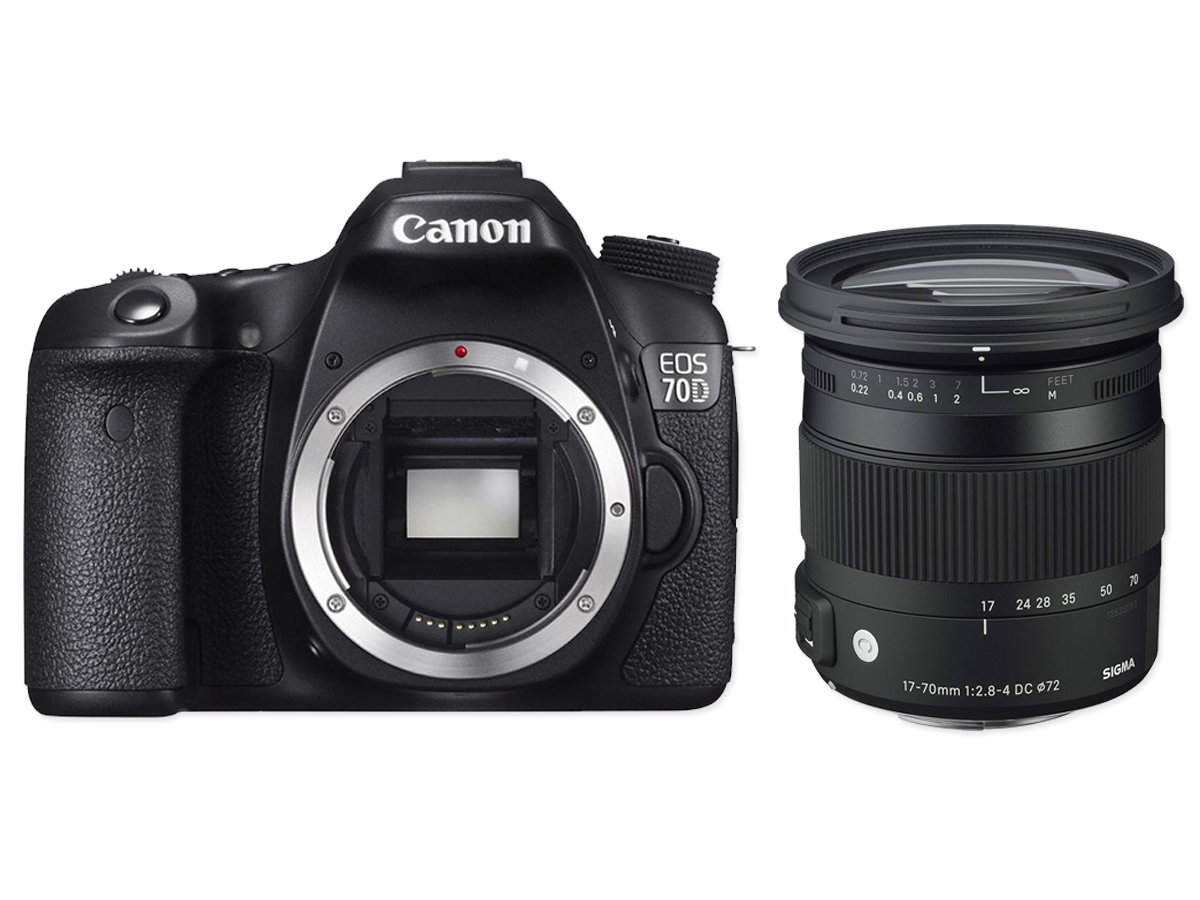 Canon EOS 70D + Sigma 17-70mm